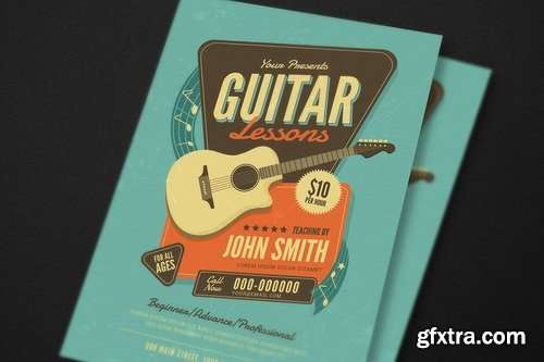 Guitar Lessons Flyer