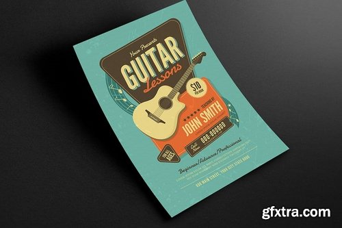 Guitar Lessons Flyer