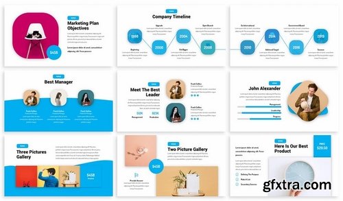 Versie - Fluid Style Powerpoint Template