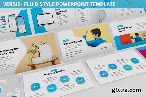 Versie - Fluid Style Powerpoint Template