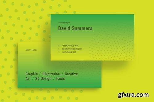 Summer Creative Business Card Template