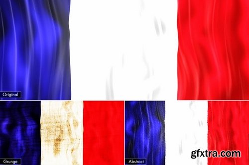 Germany France Chine Flags Pack