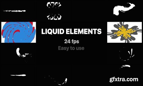 Videohive - Liquid Elements And Transitions - 22356287