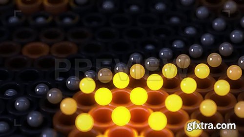 Lit Spheres On Tubes Background 141576