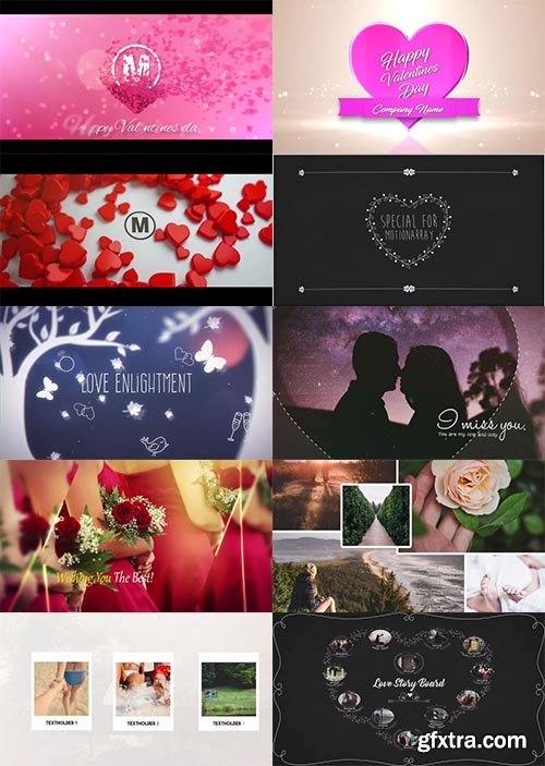 MotionArray 99in1 Valentines Day After Effects Mega Bundle 2019