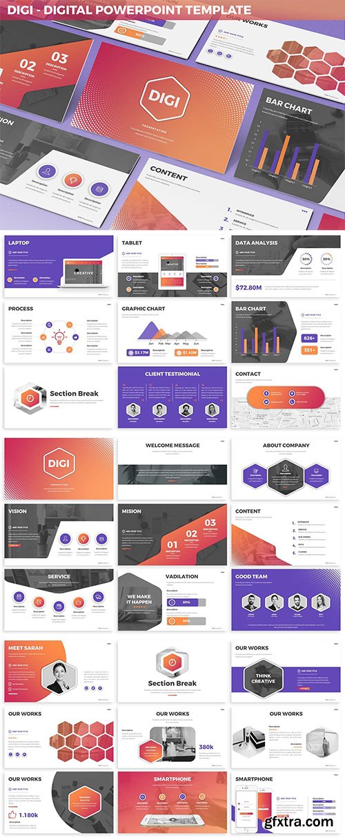 Digi - Digital Powerpoint Template