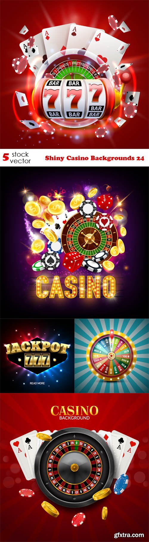 Vectors - Shiny Casino Backgrounds 24