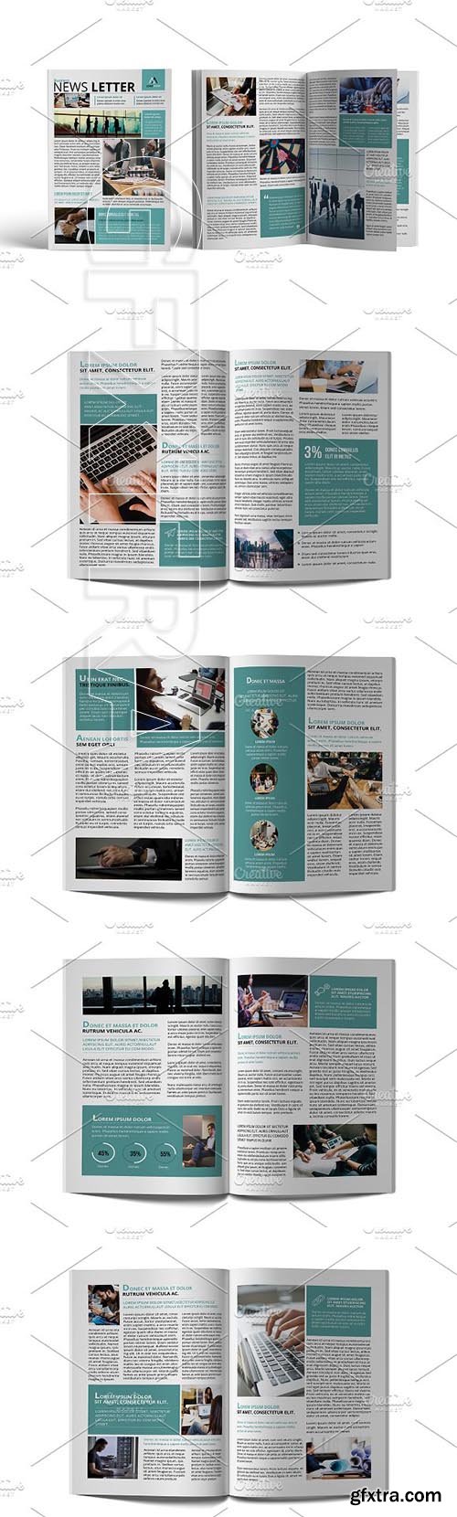 CreativeMarket - Business Newsletter Template V02 3330143