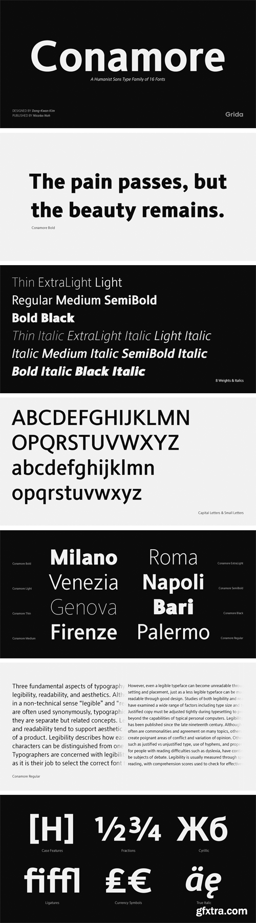 Conamore Font Family