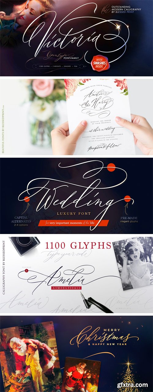 Outstanding Victoria Font Family