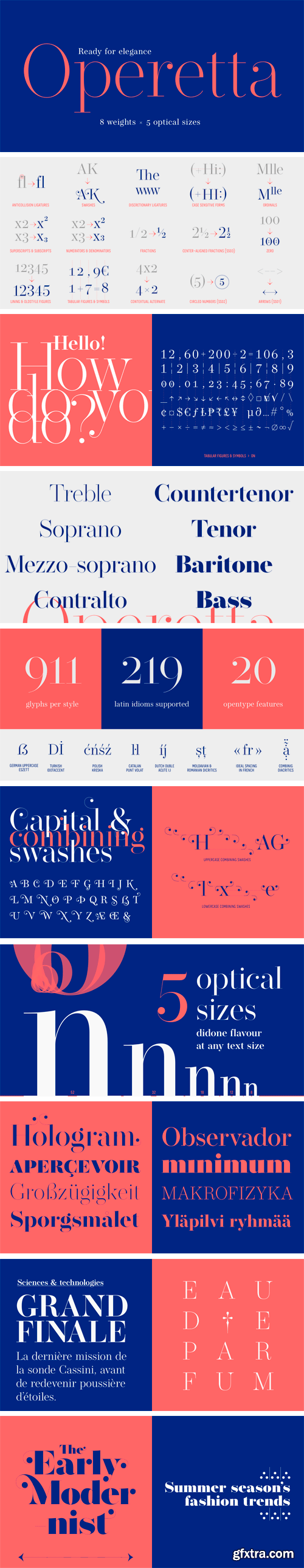 Operetta Font Family