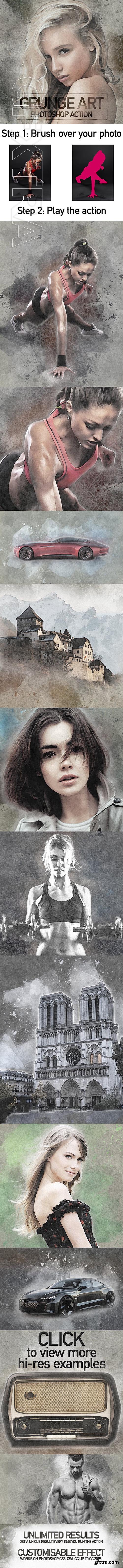 GraphicRiver - Grunge Art Photoshop Action 23159385