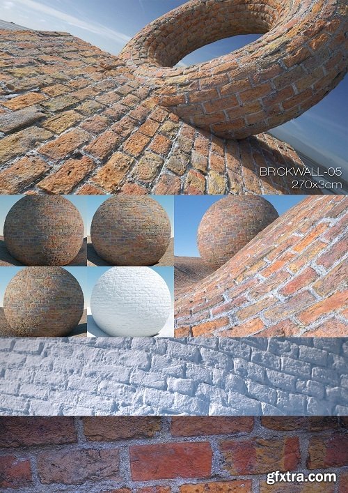 Brick Wall 05 PBR Textures