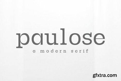 CM - Paulose Modern Serif Font Family 3407905