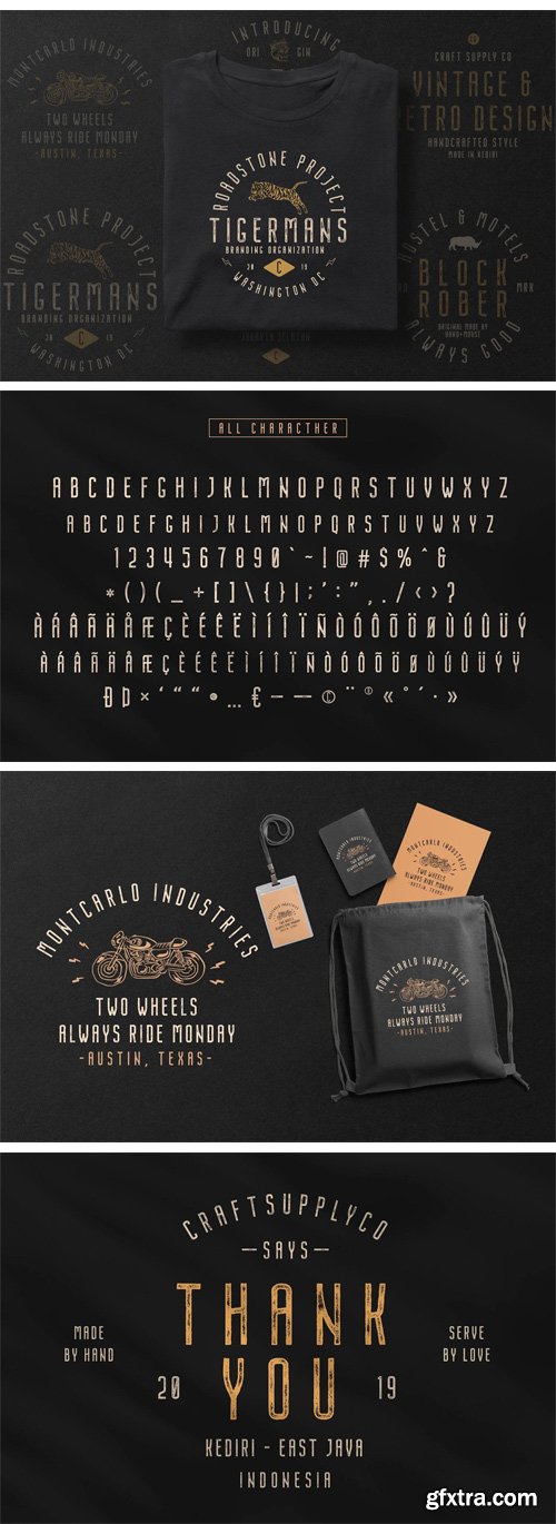 Nordin Vintage Font Family