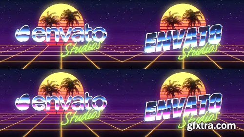 Videohive Retro Logo Reveal Pack (Pack of 3) 15023614