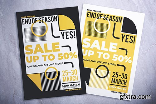 Geometric Sale Flyer