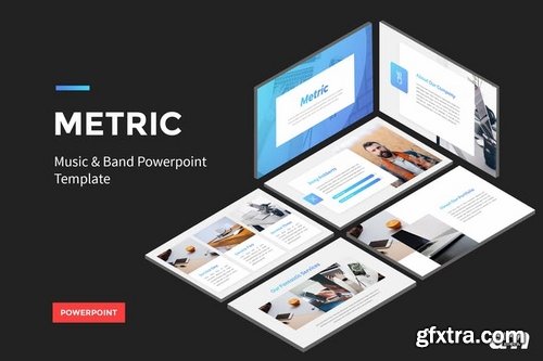 Metric - Powerpoint Keynote and Google Slides Templates