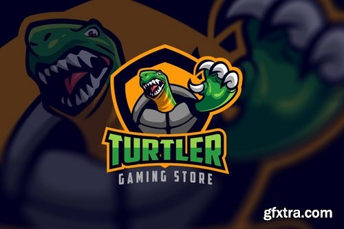 Turtle Mascot Esports