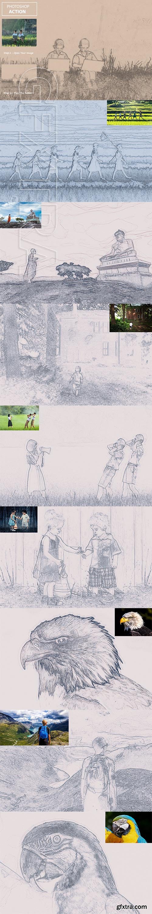 CreativeMarket - Sketch Art - PS Action 3312418