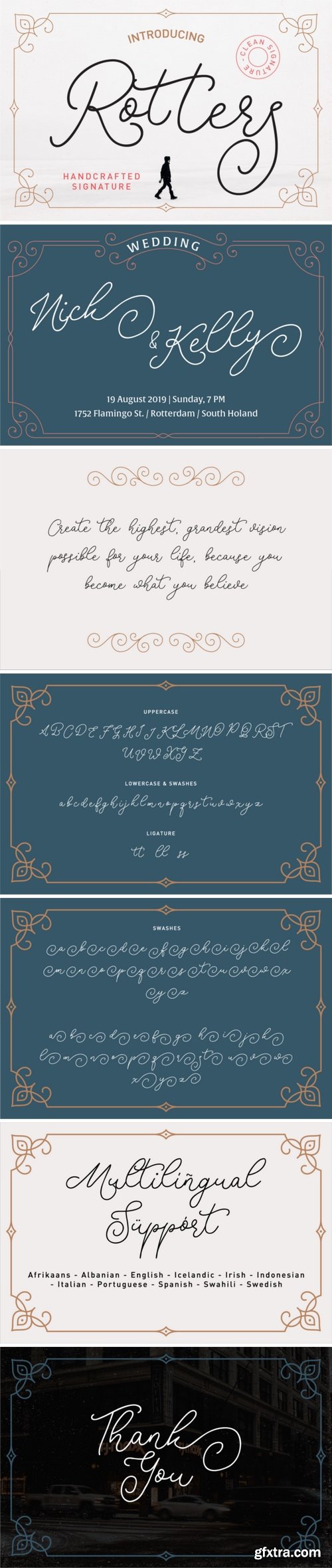 Rotters Script Font