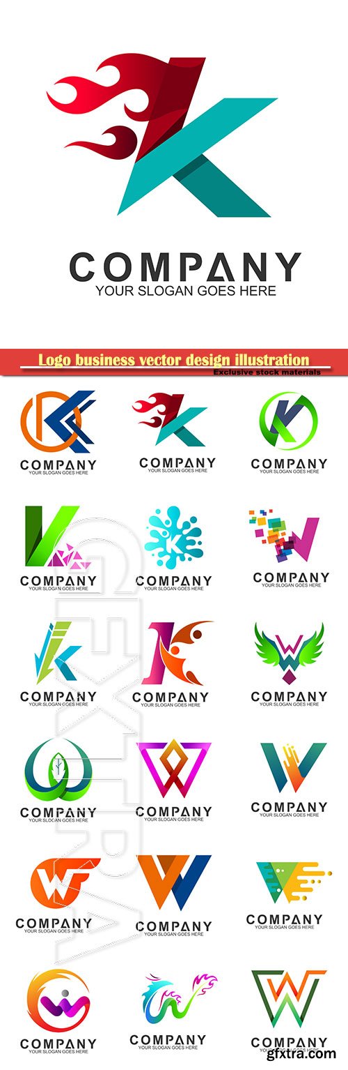 Logo business vector design illustration # 36