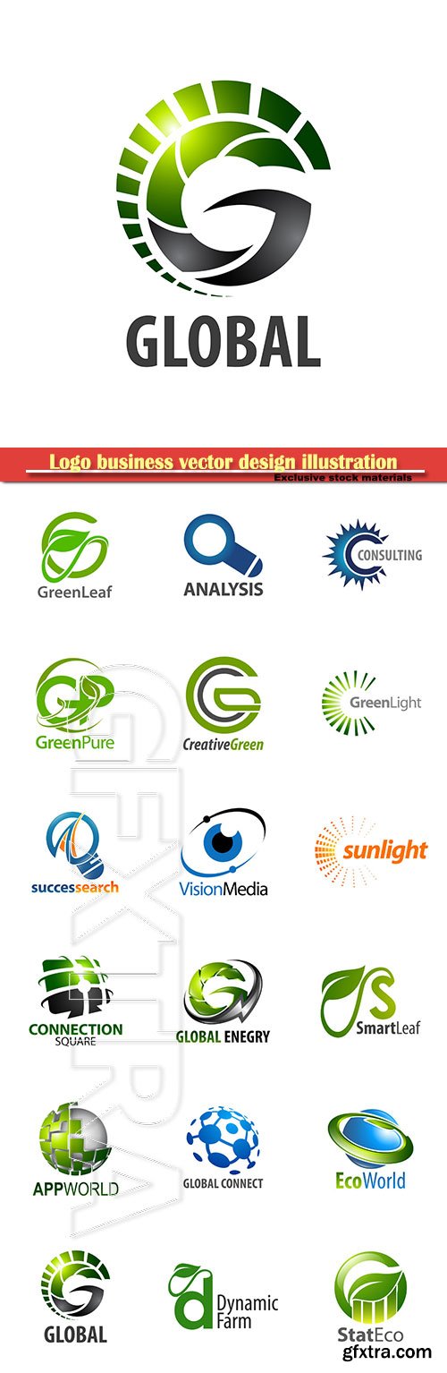 Logo business vector design illustration # 38