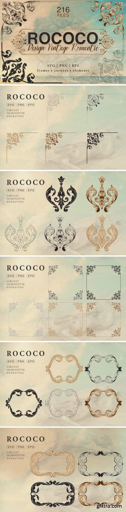 CM - Rococo Romance Ornament page decor 3386333