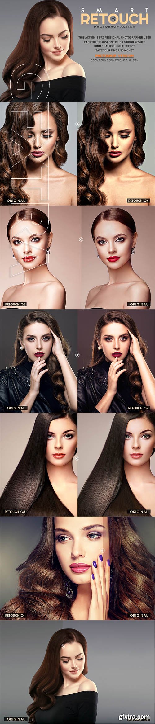 6 Smart Retouch Photoshop Action