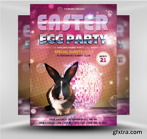 Easter Party Flyer 4B