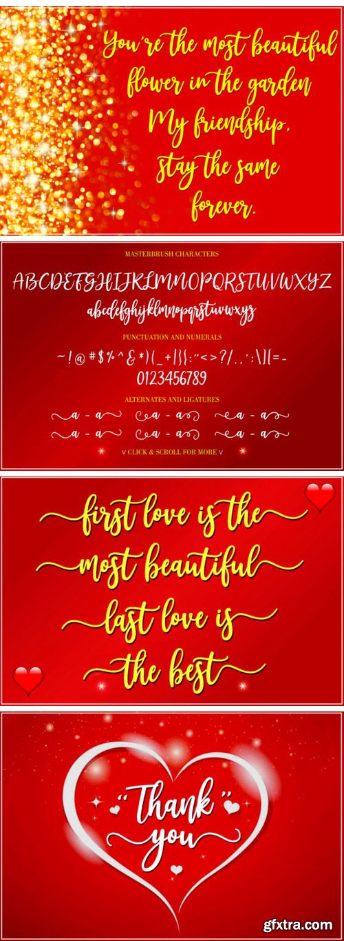 Masterbrush Font