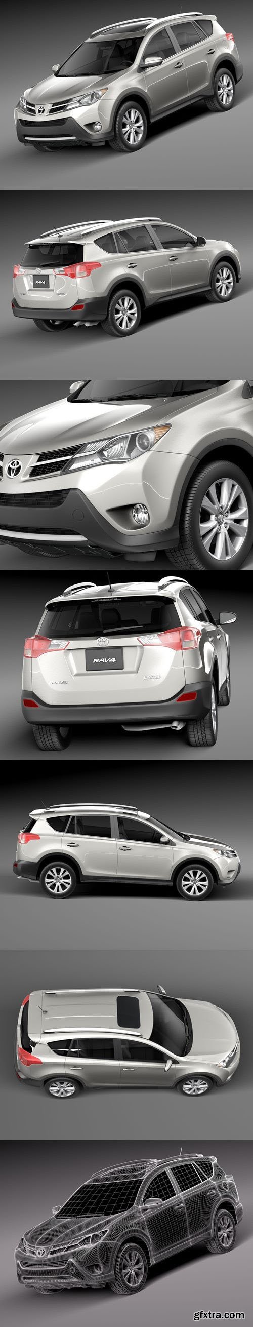 Toyota RAV4 2015 - 3D Model