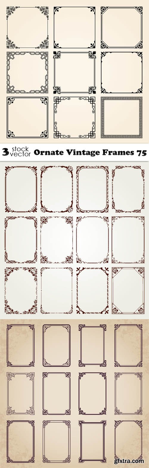 Vectors - Ornate Vintage Frames 75