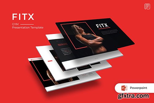 Fitx - Gym Powerpoint, Keynote and Google Slides Templates