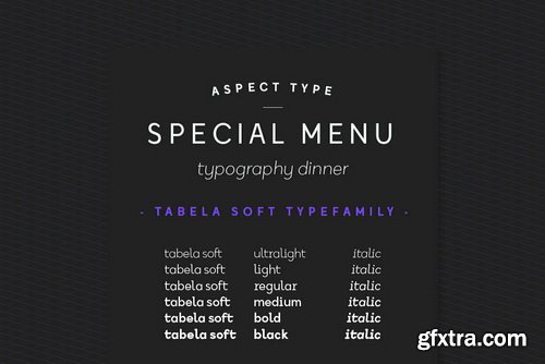 Tabela Soft Font Family