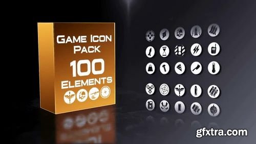 MotionArray Game Icon Pack 100 Elements 170277