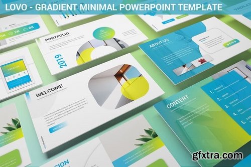 Lovo - Minimal Gradient Powerpoint Template