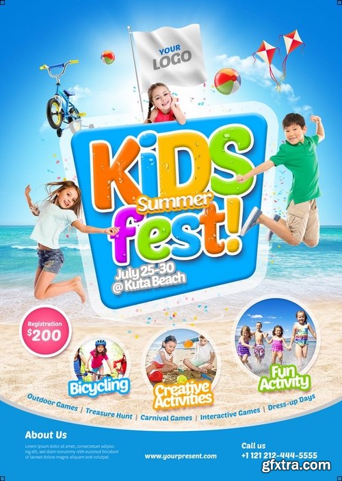 Kids Summer Fest FLyer