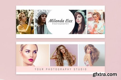 Facebook Cover Template for Fashion Photography 09