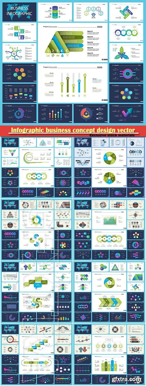 Infographic business concept design vector illustration # 5