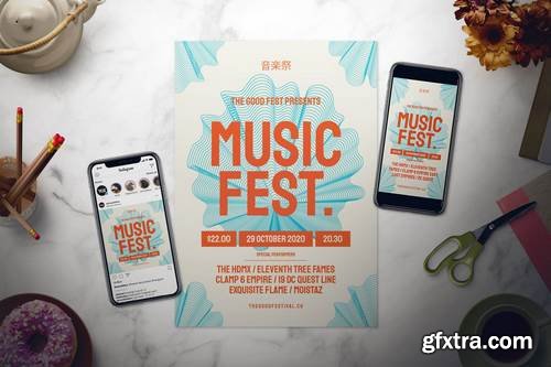 Music Festival Flyer Set