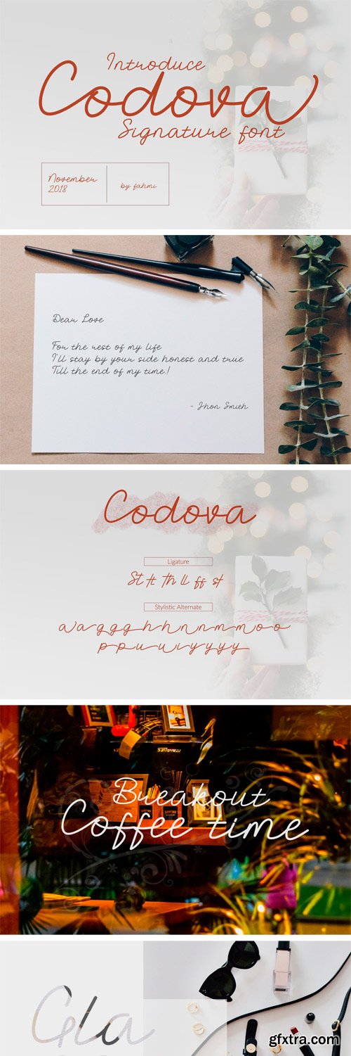 CM - Codova Signature Font 3253667