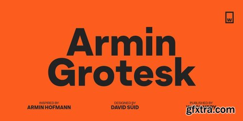 Armin Grotesk Font Family - 14 Fonts