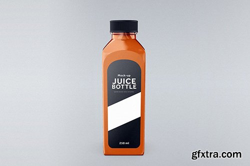 Juice Bottle Mock-Up Template