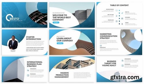 Besto - Abstract Powerpoint Template