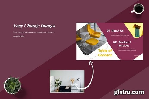 Vooice Furniture - Powerpoint Keynote and Google Slides Templates