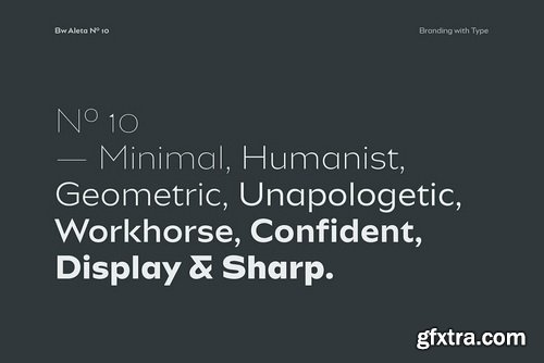 Bw Aleta Font Family