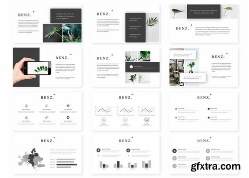 Benz - Powerpoint Keynote and Google Slides Templates