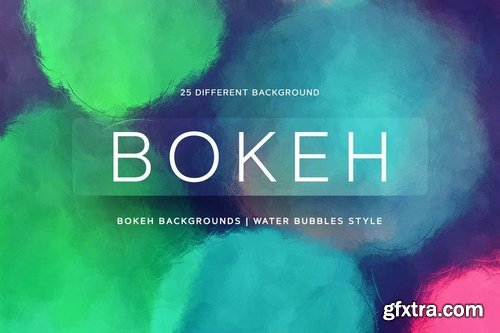 Bokeh Backgrounds Water Bubbles style - COL1