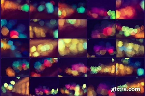 Bokeh Backgrounds Water Bubbles style - COL2